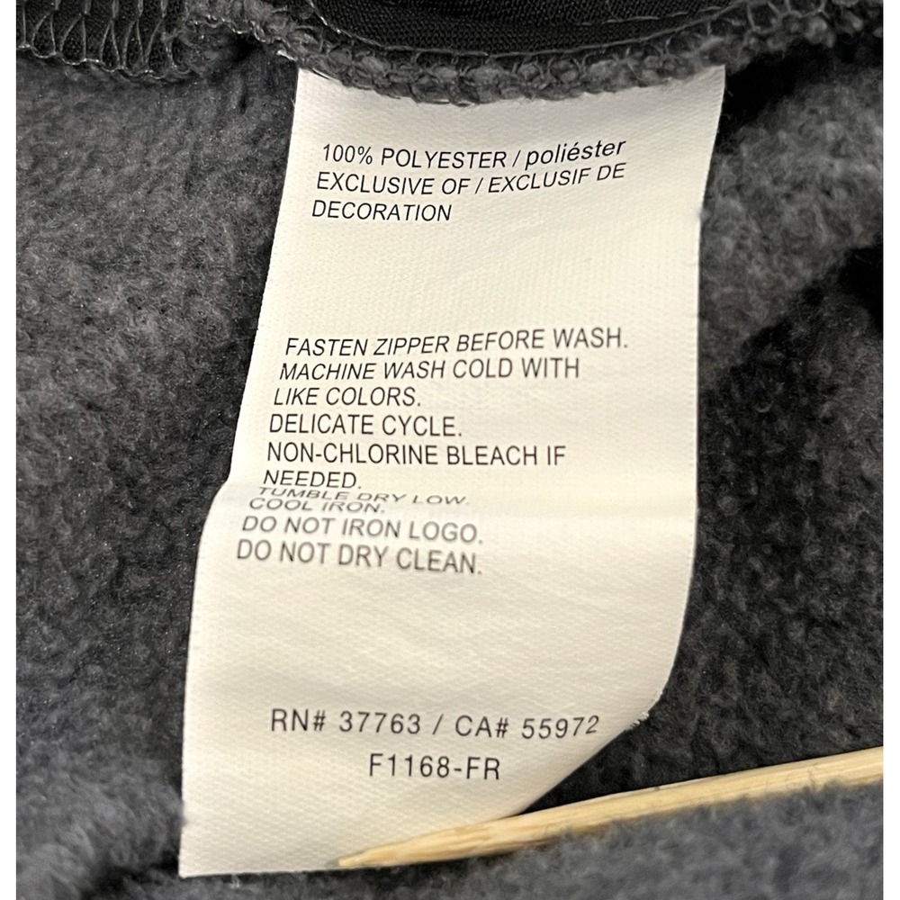 Jack Nicklaus Mens Sweater XXL Gray Black Fleece Lined Quarter Zip Pullover Golf - Picture 7 of 7